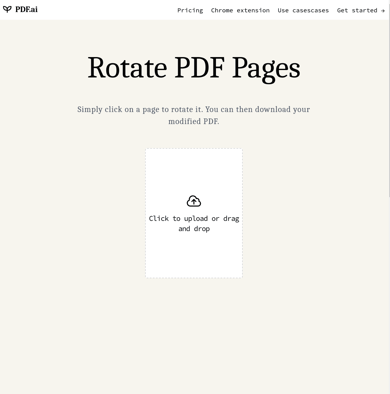 Rotate PDF Page